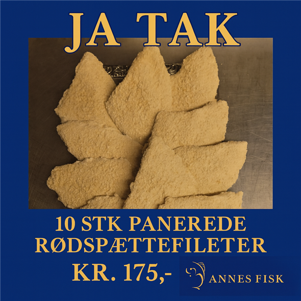 Panerede rødspættefileter